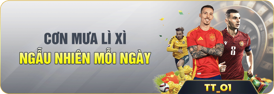 cơn mưa lì xì ngẫu nhiên mỗi ngày